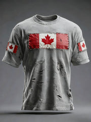 Men's Canada Print Casual T-shirt