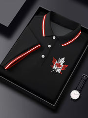 Men's Canadian Flag Maple Leaf Print Top