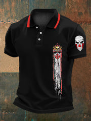 Men's Happy Canada Day Canadian Maple Leaf Print Casual Top