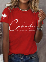 Women's Le Canada n'est pas à vendre Tee