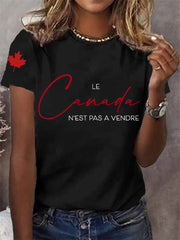 Women's Le Canada n'est pas à vendre Tee
