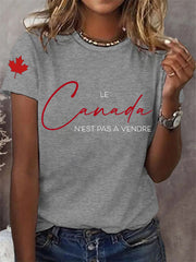 Women's Le Canada n'est pas à vendre Tee