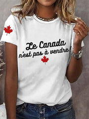 Women's Le Canada n'est pas à vendre Tee