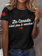 Women's Le Canada n'est pas à vendre Tee