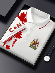 Men's Canada Printed Casual Tops
