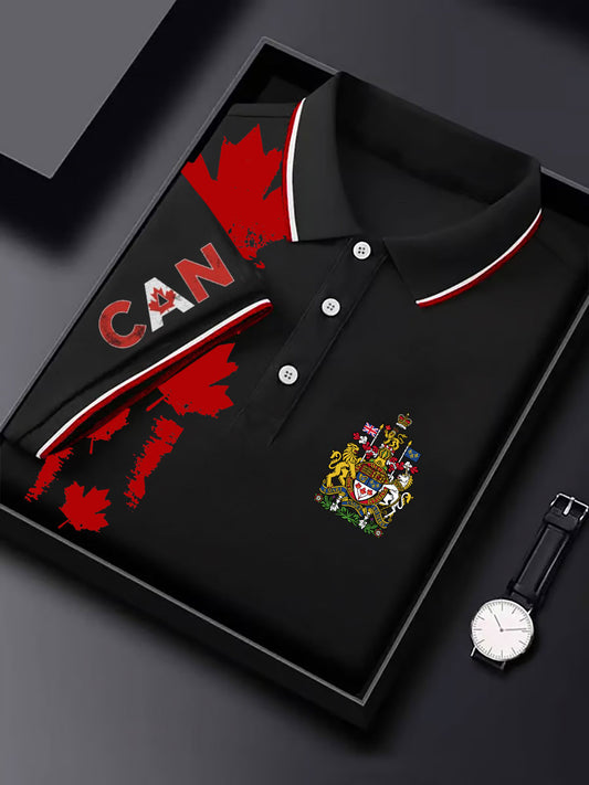 Men's Canada Printed Casual Tops