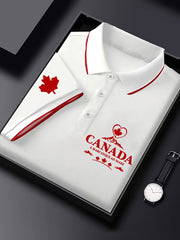 Men's Canada Printed Casual Tops