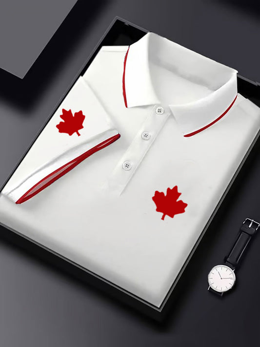 Men's Canada Printed Casual Tops