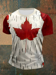 Men's Canada Print Casual T-Shirt
