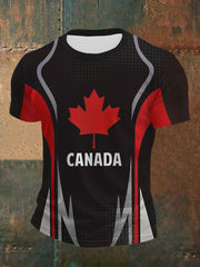 Men's Canada Print Casual T-Shirt