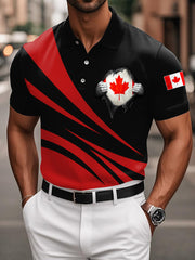 Men's Canada Flag Proud Canadian Casual Top