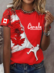 Women's Happy Canada Day T-shirt