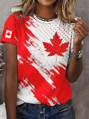 Women's Happy Canada Day T-shirt