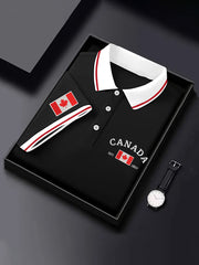 Men's Canada Flag Proud Canadian Casual Top