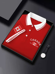 Men's Canada Flag Proud Canadian Casual Top