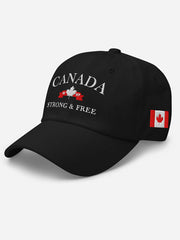 Canada Strong And Free Print Unisex Hat