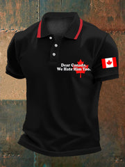 Men's Dear Canada We Hate Him Too Casual Top