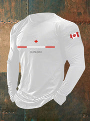 Men's Canada Print Casual T-Shirt