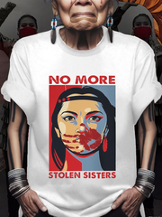 Women's no more stolen sisters T-shirts