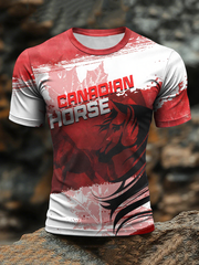 Men's Canada Print Casual T-Shirt