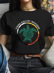 Women's Strong Resilient Indigenous Turtle T-shirts