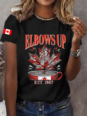 Women's Canada Print Casual T-Shirt