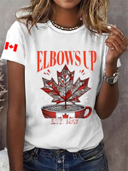 Women's Canada Print Casual T-Shirt
