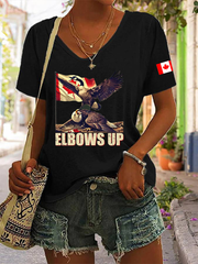 Women's Canada Print Casual T-Shirt