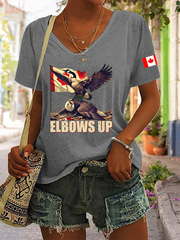 Women's Canada Print Casual T-Shirt