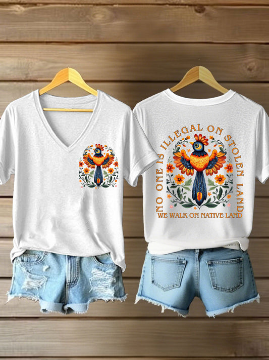 Women's you are not forgotten V-neck t-shirts