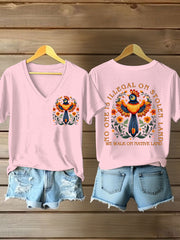 Women's you are not forgotten V-neck t-shirts