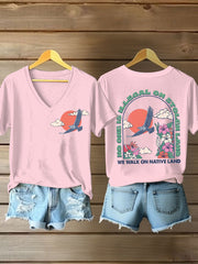 Women's you are not forgotten V-neck t-shirts