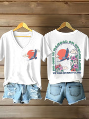 Women's you are not forgotten V-neck t-shirts