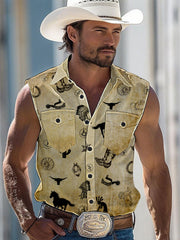 Men's western vest