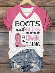 Women's V-neck off-shoulder short-sleeved T-shirt