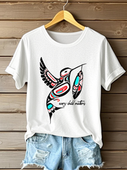 Women's Every Child Matters Printed Casual T-Shirt