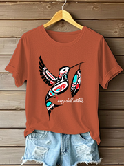 Women's Every Child Matters Printed Casual T-Shirt