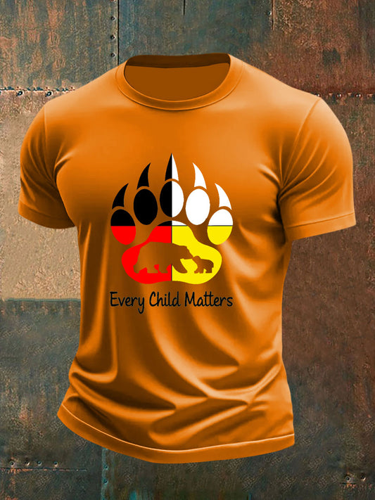 Men's Every Child Matters Printed Casual T-Shirt