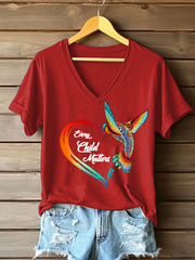 Women's Every Child Matters Printed Casual T-Shirt