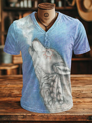 Men's Native American wolf t-shirt