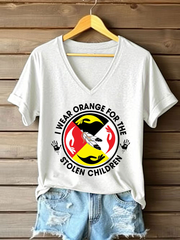 Women's Every Child Matters Printed Casual T-Shirt