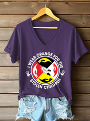 Women's Every Child Matters Printed Casual T-Shirt