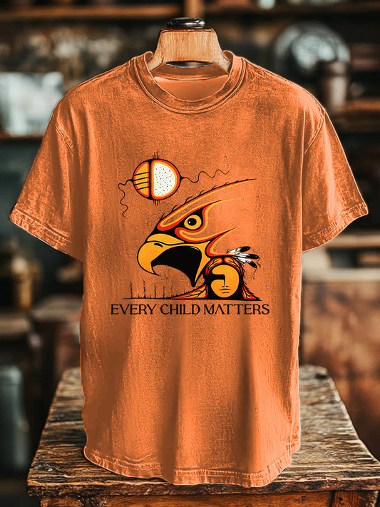 Men's Every Child Matters Printed Casual T-Shirt