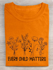 Women's Every Child Matters Floral Print T-Shirt