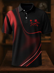 Men's Business Style Badge Top