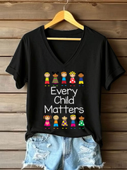 Women's Every Child Matters Printed Casual T-Shirt