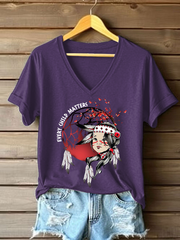 Women's Every Child Matters Printed Casual T-Shirt