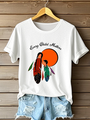 Women's Every Child Matters Printed Casual T-Shirt