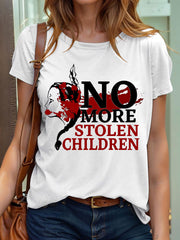 Women's no more stolen children T-shirts