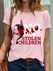 Women's no more stolen children T-shirts